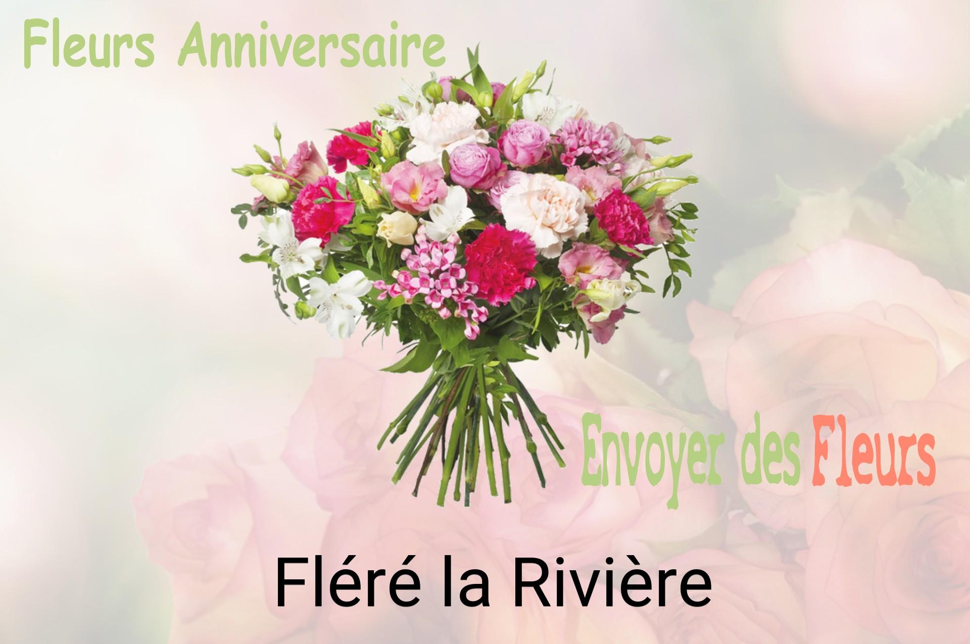 Bouquet de fleurs d’anniversaire livré à Fléré-la-Rivière