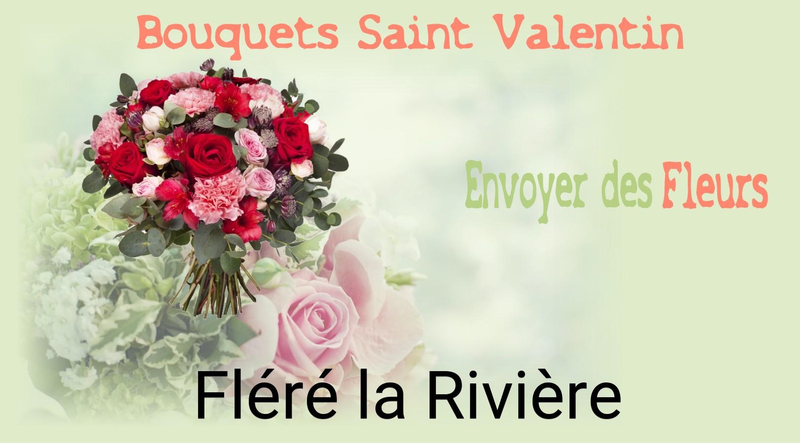 Roses de Saint-Valentin livrées à Fléré-la-Rivière